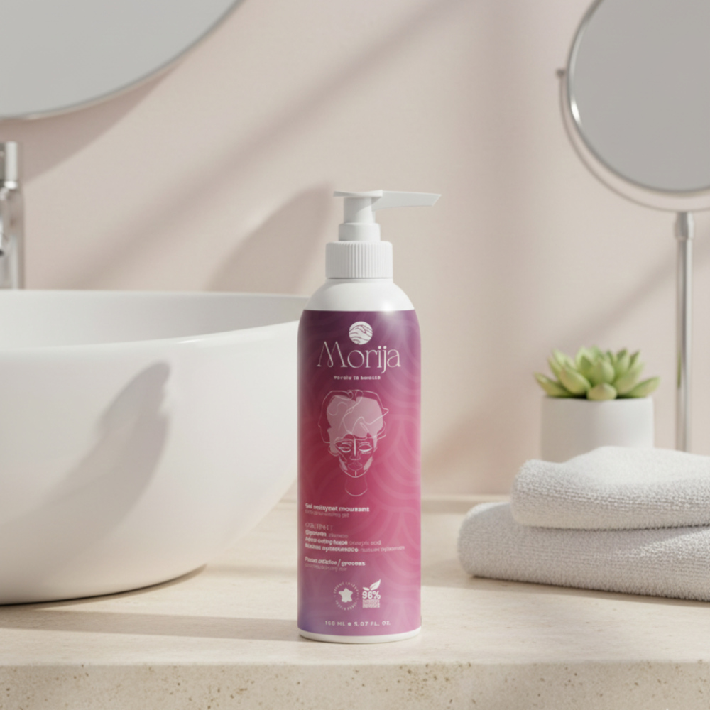 Gel nettoyant visage peau grasse sensible