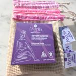 Pochons en filet rose pour savon
