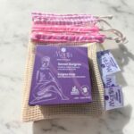 Pochons en filet rose pour savon